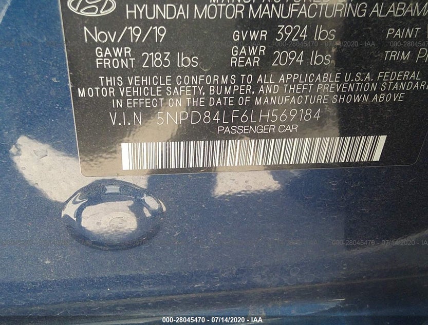5NPD84LF6LH569184