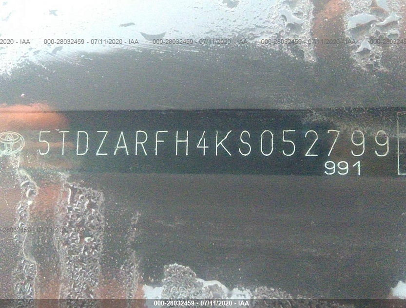 5TDZARFH4KS052799