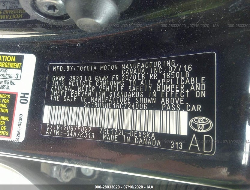 2T1BURHE1GC724006