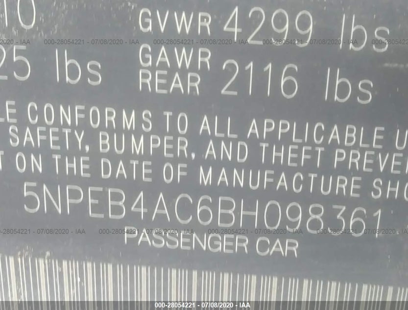 5NPEB4AC6BH098361