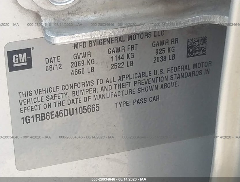 1G1RB6E46DU105665