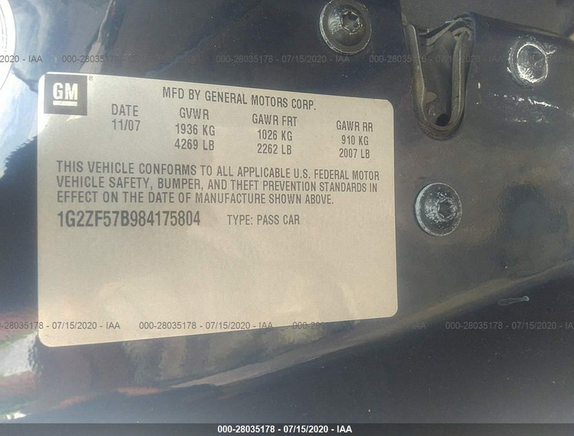 1G2ZF57B984175804