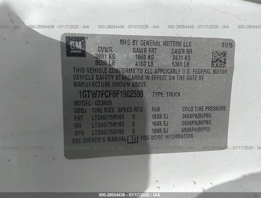 1GTW7FCF8F1902598
