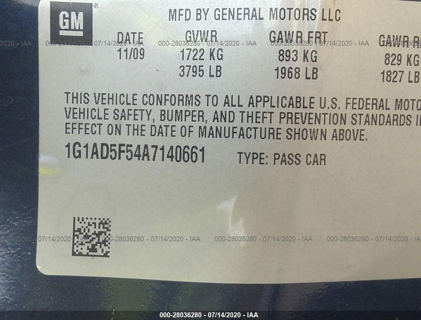 1G1AD5F54A7140661