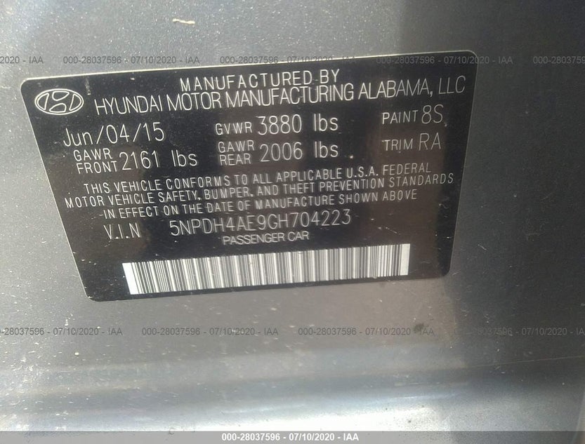5NPDH4AE9GH704223