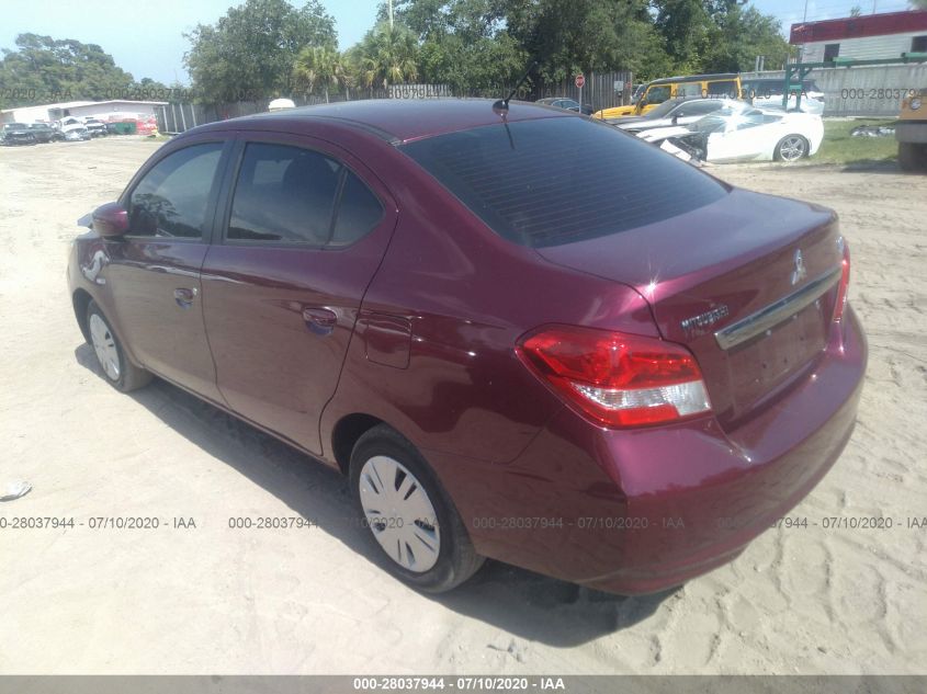 2018 Mitsubishi Mirage G4 Es VIN: ML32F3FJ2JHF08858 Lot: 28037944