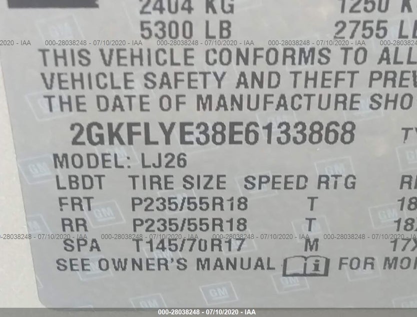 2GKFLYE38E6133868