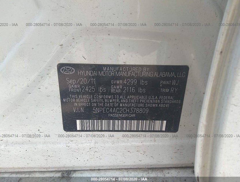 5NPEC4AC2CH378809