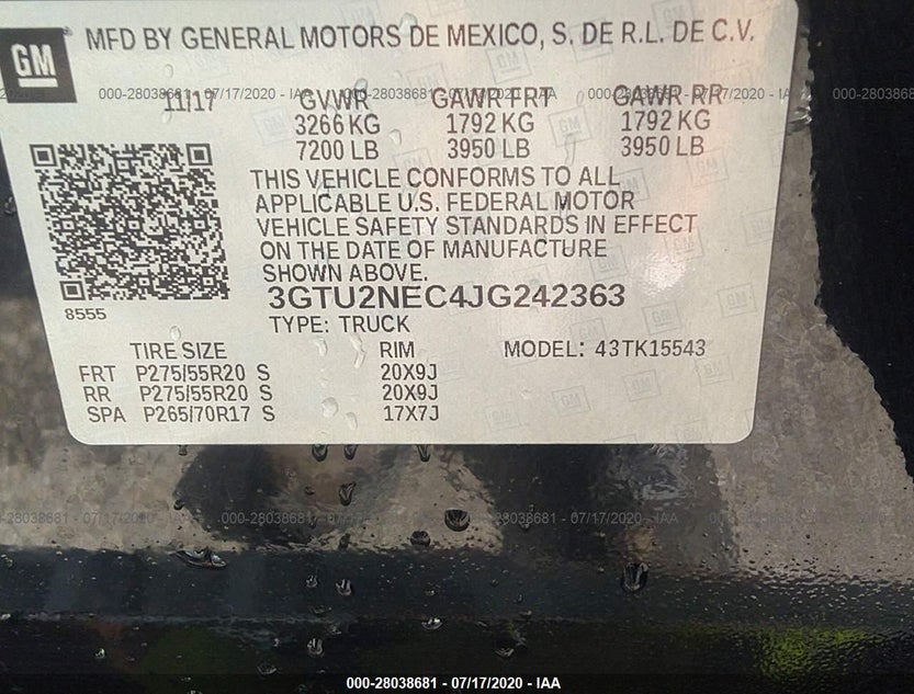 3GTU2NEC4JG242363