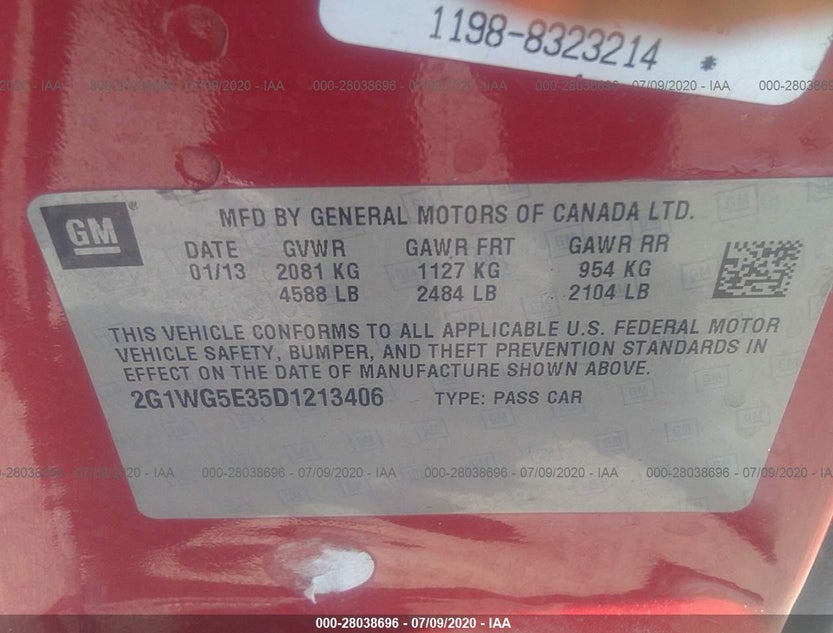2G1WG5E35D1213406
