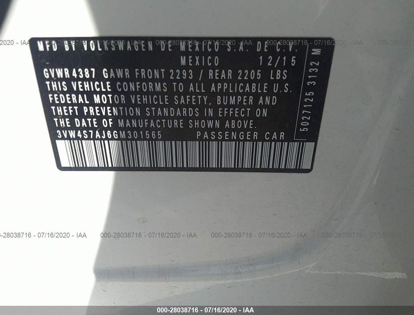 3VW4S7AJ6GM301565