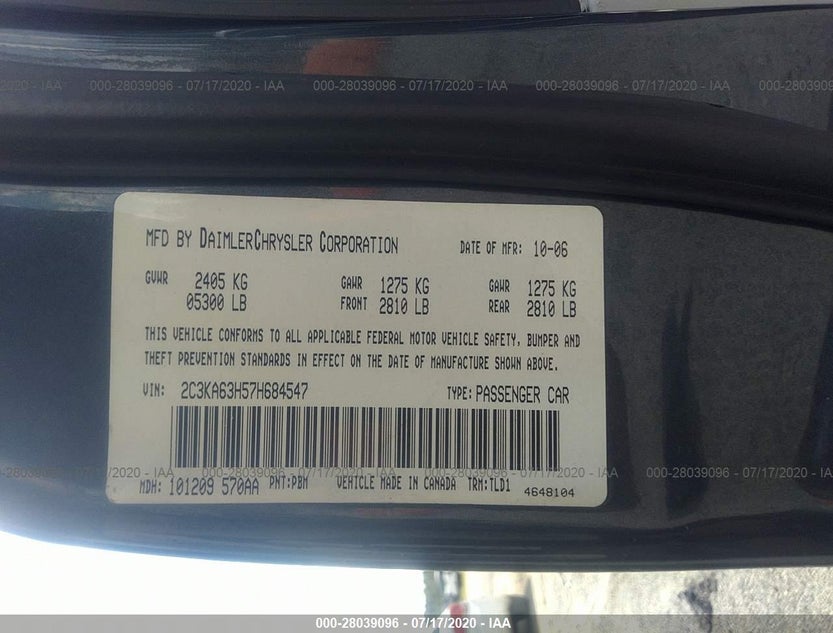 2C3KA63H57H684547