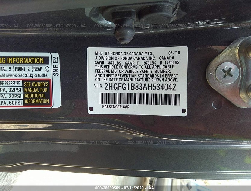 2HGFG1B83AH534042