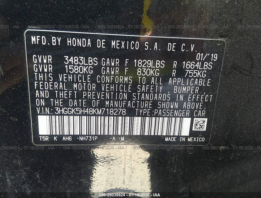 3HGGK5H48KM718278