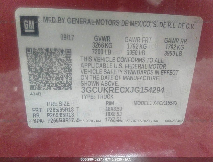 3GCUKRECXJG154294