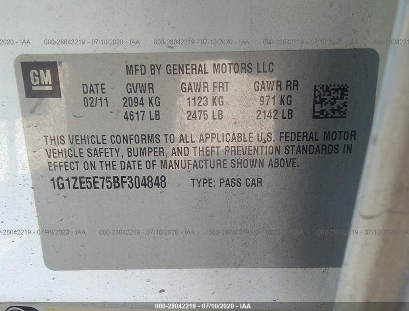 1G1ZE5E75BF304848