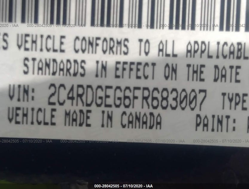 2C4RDGEG6FR683007