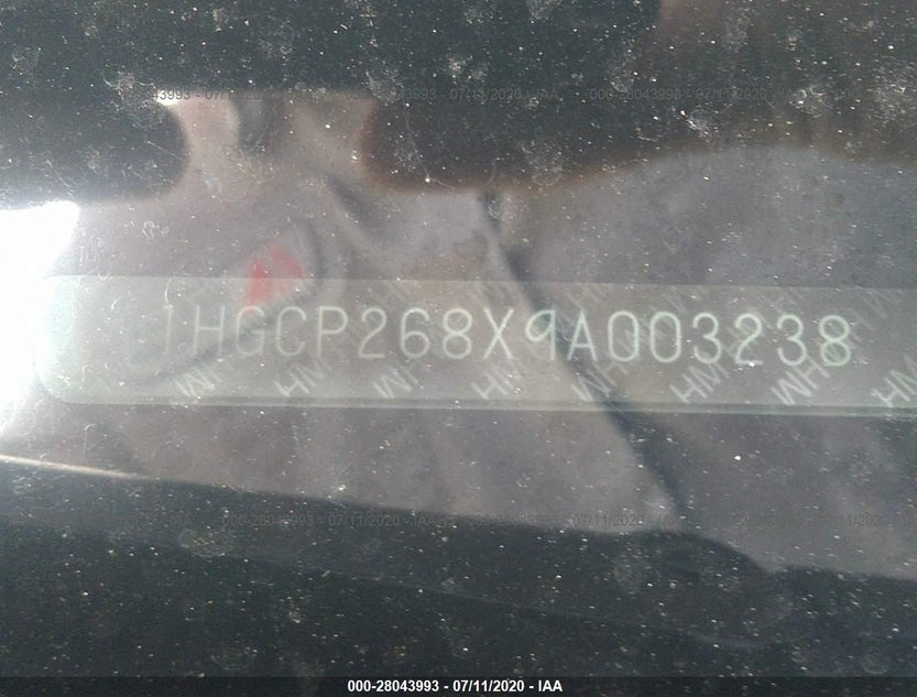 1HGCP268X9A003238