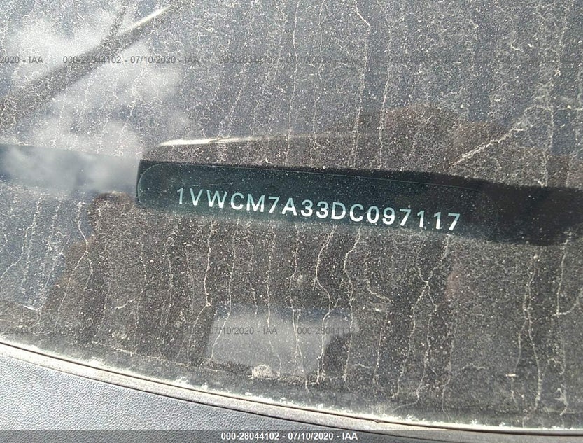 1VWCM7A33DC097117