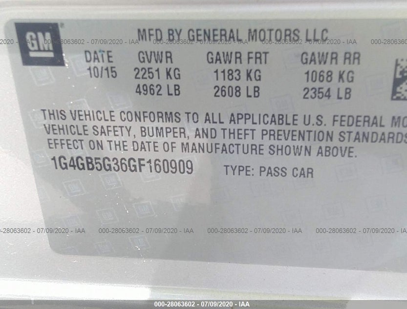 1G4GB5G36GF160909