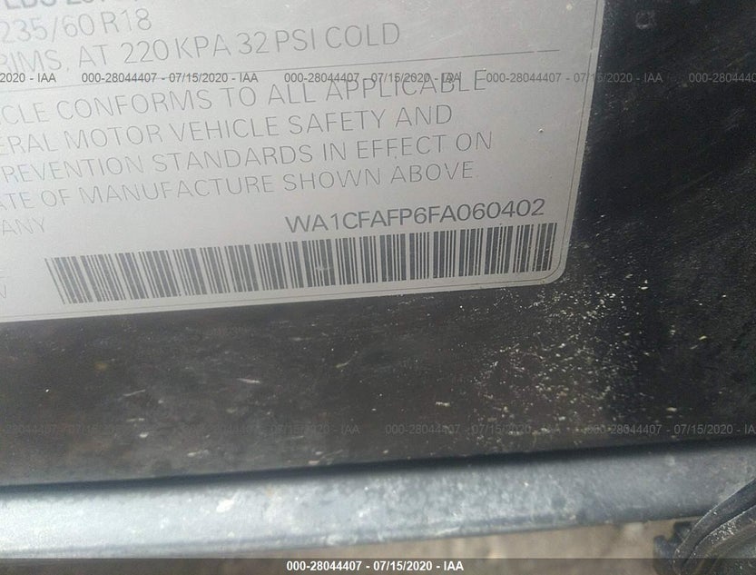 WA1CFAFP6FA060402