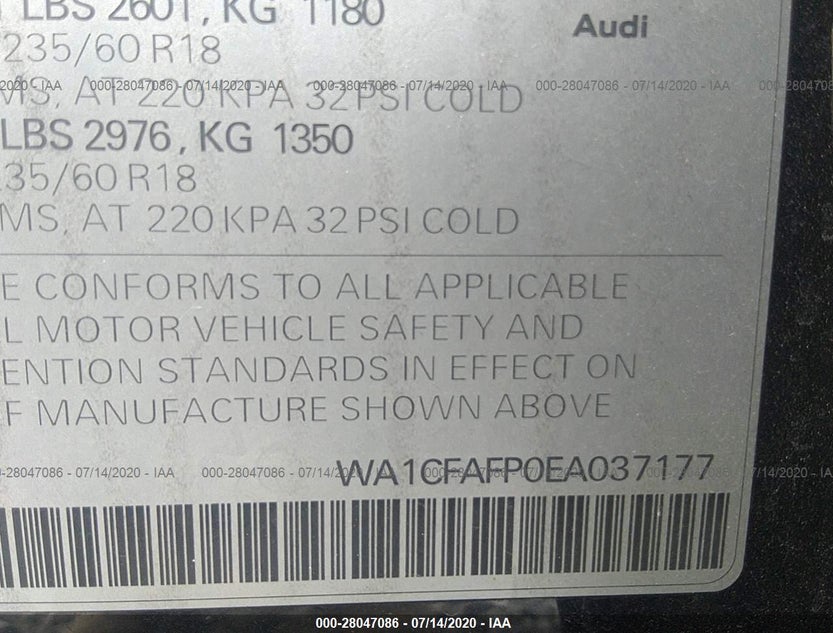 WA1CFAFP0EA037177