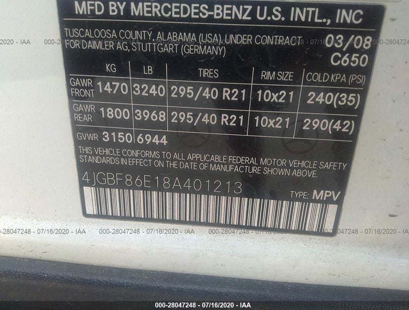 4JGBF86E18A401213