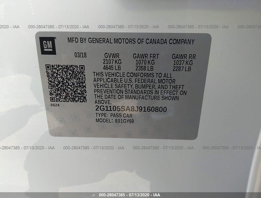 2G1105SA8J9160800