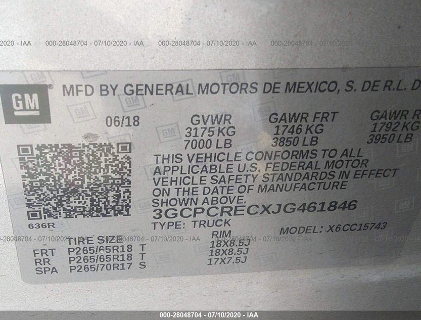 3GCPCRECXJG461846