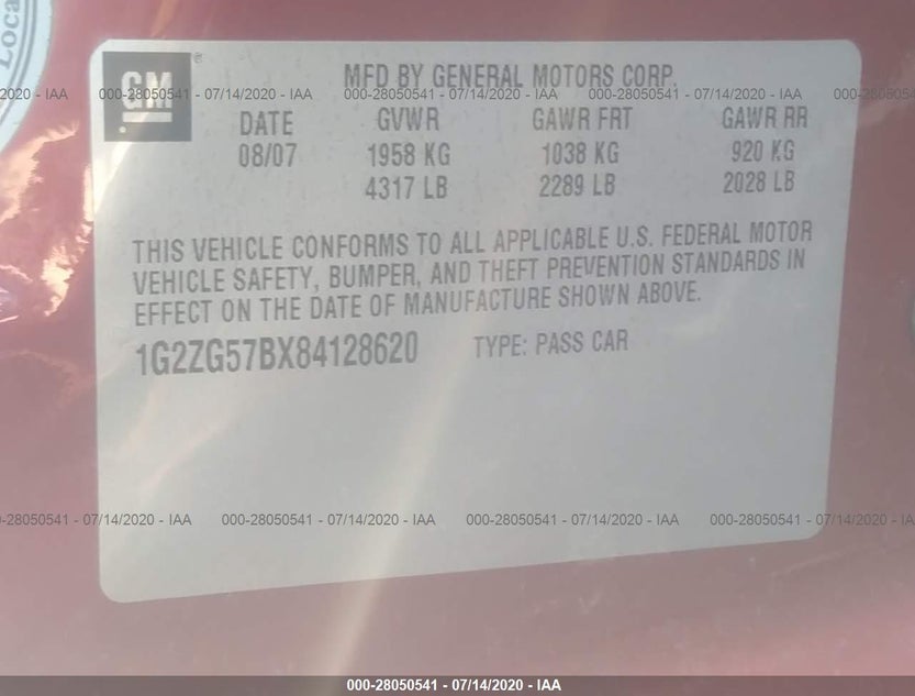 1G2ZG57BX84128620