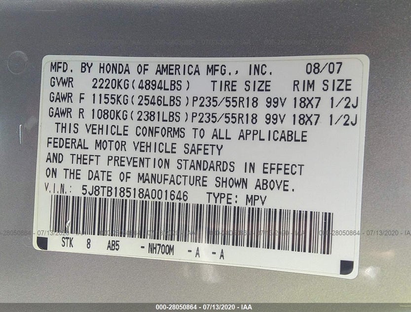 5J8TB18518A001646