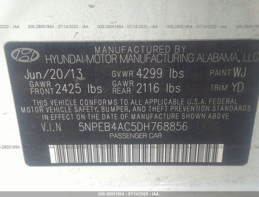 5NPEB4AC5DH768856