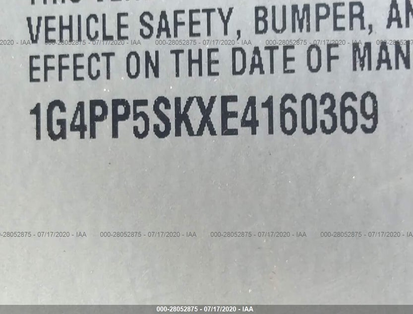 1G4PP5SKXE4160369