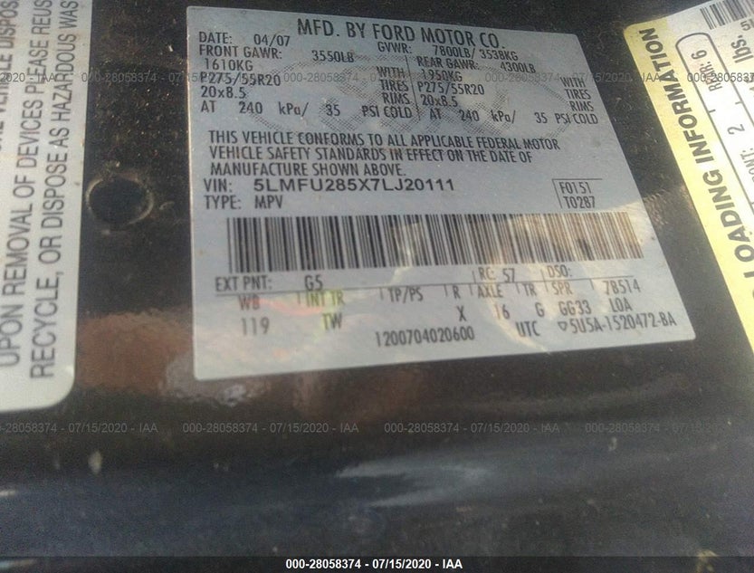 5LMFU285X7LJ20111