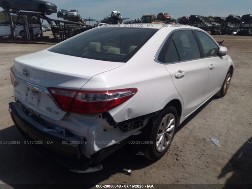 4T1BD1FK1FU168612 2015 Toyota Camry Hybrid Le