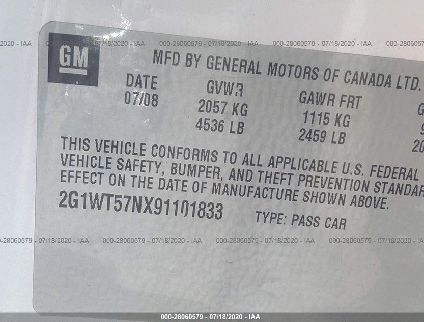 2G1WT57NX91101833