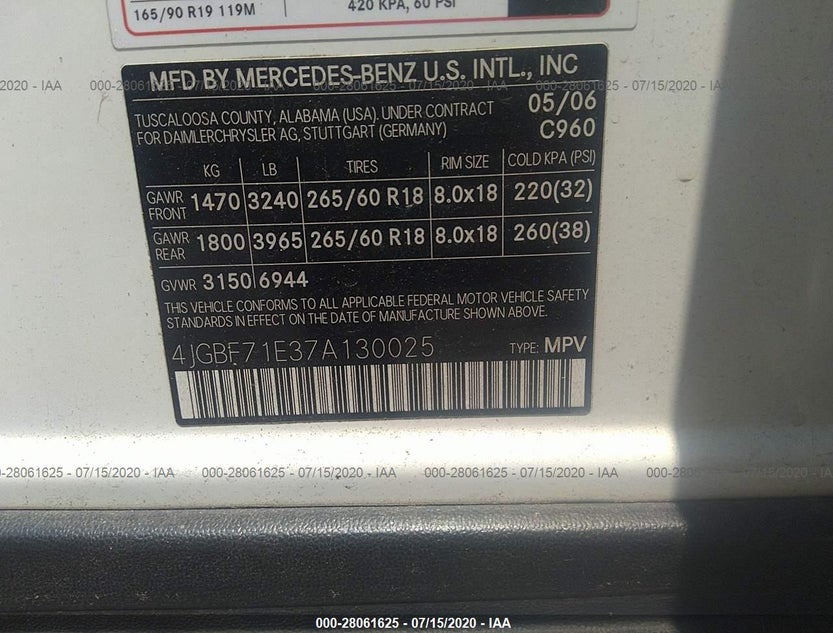 4JGBF71E37A130025