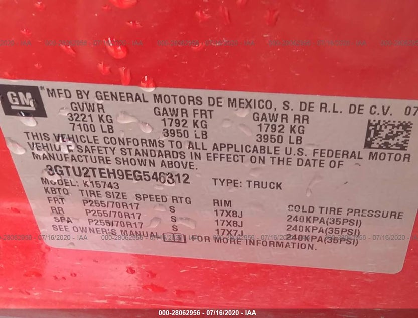 3GTU2TEH9EG546312