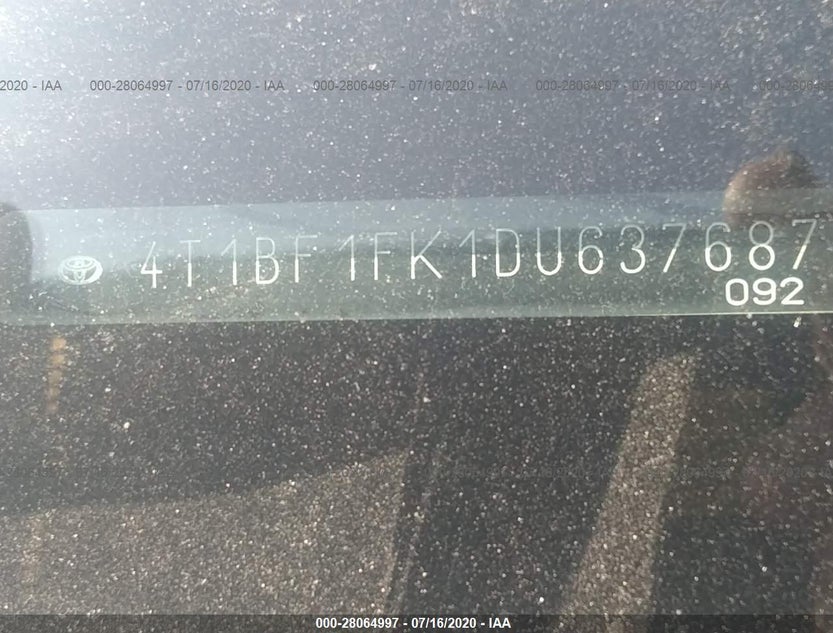 4T1BF1FK1DU637687