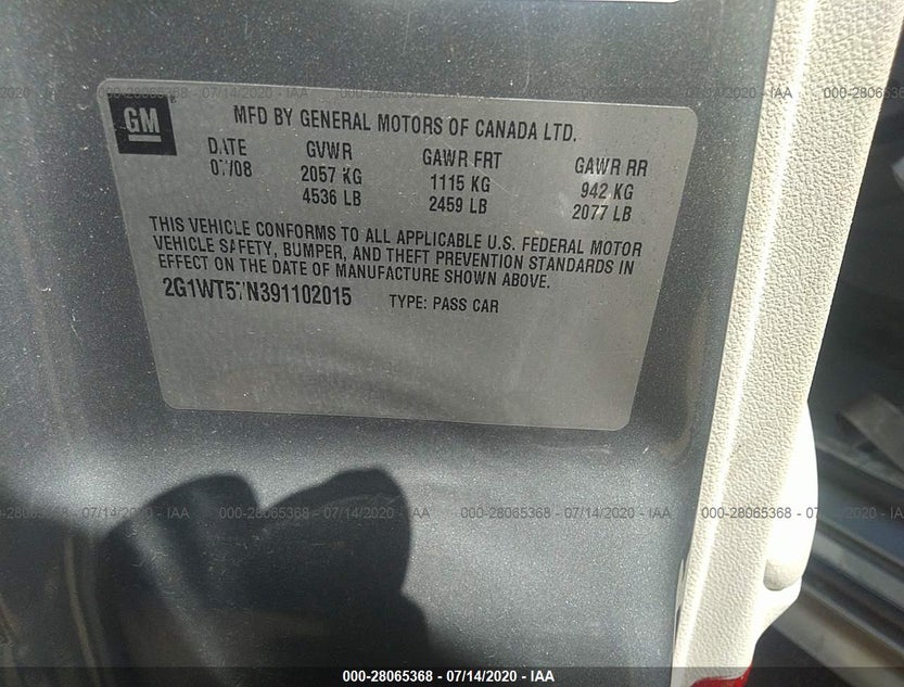 2G1WT57N391102015