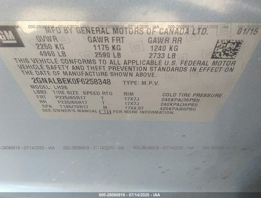 2GNALBEK0F6258348