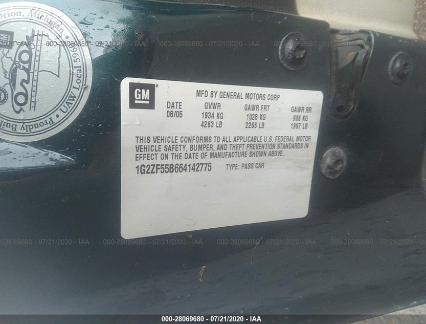 1G2ZF55B664142775