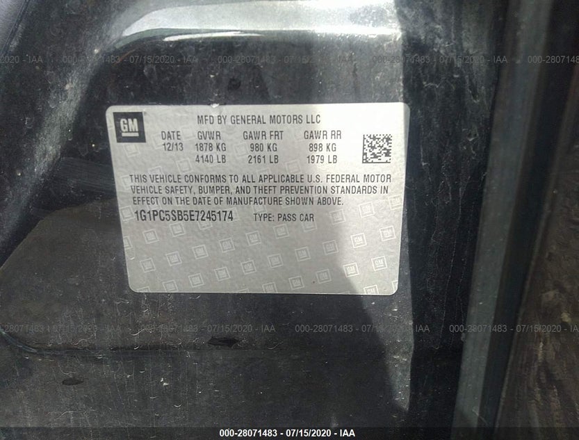 1G1PC5SB5E7245174