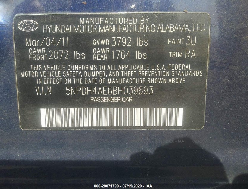 5NPDH4AE6BH039693