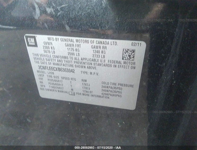2CNFLEECXB6363042