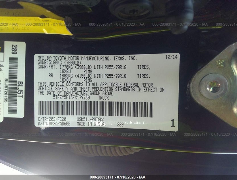 5TFEY5F13FX179730