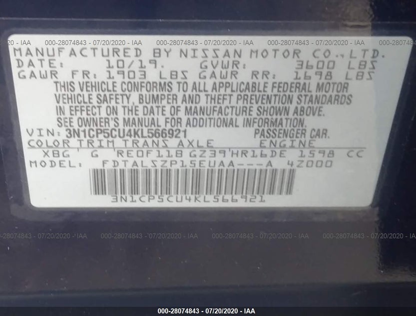 3N1CP5CU4KL566921
