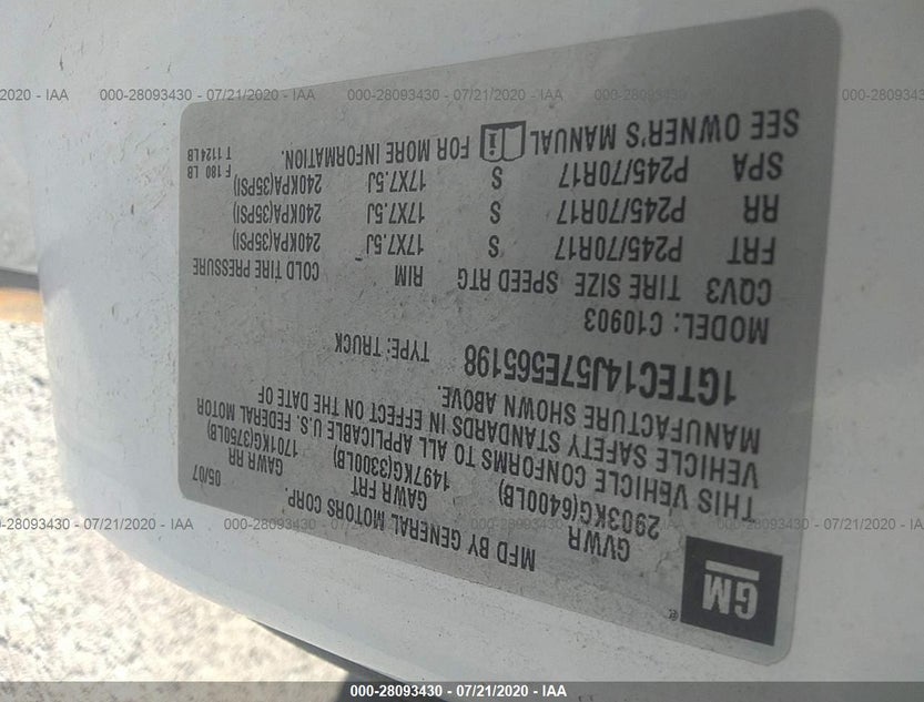 1GTEC14J57E565198
