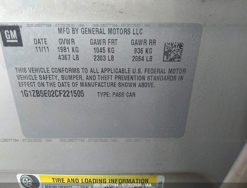1G1ZB5E02CF221505