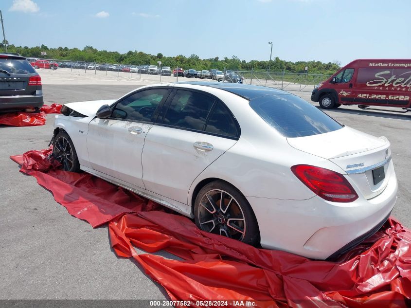 2017 Mercedes-Benz Amg C 43 4Matic VIN: 55SWF6EB6HU218820 Lot: 28077582